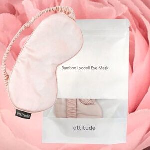Ettitude Bamboo Lyocell Pink Eye Mask in Cloud Pink *Brand New In Package